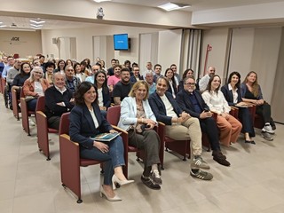 Una veduta della sala durante l'incontro plenario