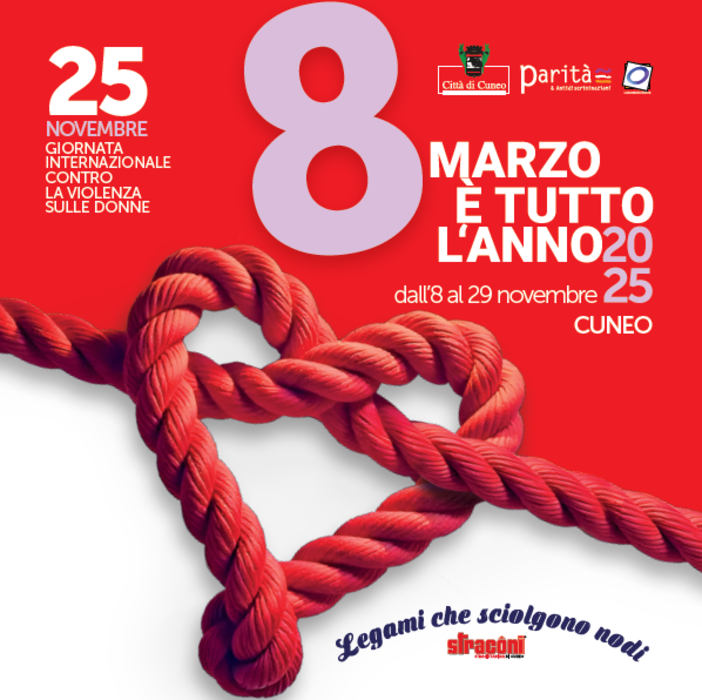 Novembre a Cuneo: una rassegna di eventi per dire NO alla violenza sulle donne Novembre a Cuneo: una rassegna di eventi per dire NO alla violenza sulle donne