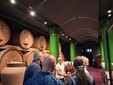 Nelle foto alcuni momenti dell'evento tenuto ieri nella cantina di Serralunga d'Alba