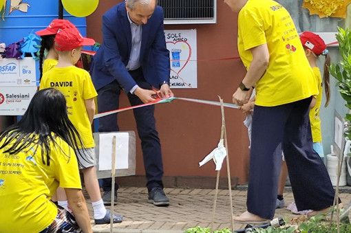 In foto il progetto ambientale che coinvolge i piccoli alunni