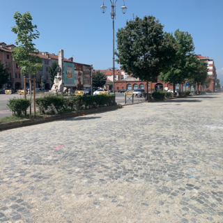 Savigliano, lavori terminati in piazza del Popolo Savigliano, lavori terminati in piazza del Popolo