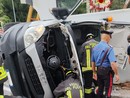 Presso la "rotonda delle Alpi" l'incidente che ha coinvolto un furgone proveniente dalla provinciale per Valdieri Presso la "rotonda delle Alpi" l'incidente che ha coinvolto un furgone proveniente dalla provinciale per Valdieri