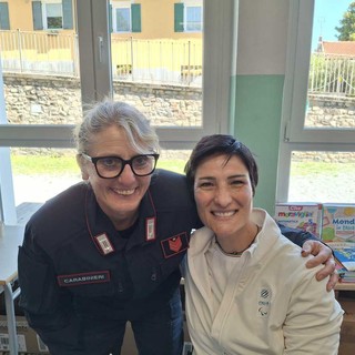 Da sinistra Stefania Belmondo e Giuliana Turra Da sinistra Stefania Belmondo e Giuliana Turra