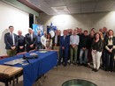 Al centro del gruppo il confermato presidente Capocchia