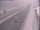 Debole nevicata sull'autostrada A6 tra Torino e Ceva in entrambe le direzioni