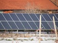 I pannelli fotovoltaici installati dall'azienda