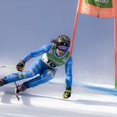 Federica Brignone durante il Super-G della Coppa del Mondo di Soldeu