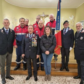 In foto una delegazione del gruppo ANC di Bra In foto una delegazione del gruppo ANC di Bra