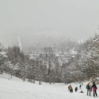 Escursione invernale a Crissolo verso il panoramico agglomerato di Meire La Font