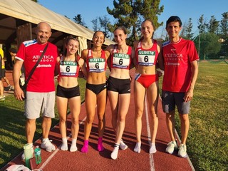 4x100 con i tecnici Candela e Corino