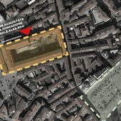 Il dettaglio della zona di Bra dove sorgerà il complesso