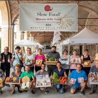 In foto il Mercato della Terra di Bra