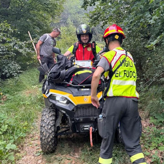 Vigili del fuoco, AIB, personale del Parco e Soccorso alpino: a Valdieri c'è stata una sola grande squadra