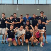 Le squadre maschile e femminile del Padel Alba