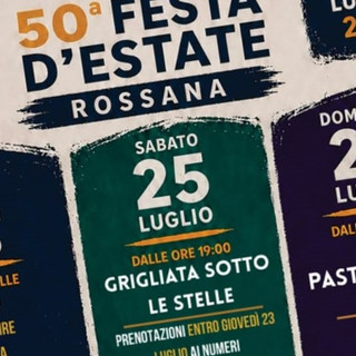 50ª Festa d'Estate a Rossana: tre giorni di musica, cibo e divertimento sotto le stelle 50ª Festa d'Estate a Rossana: tre giorni di musica, cibo e divertimento sotto le stelle