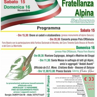 La locandina della Festa della Fratellanza alpina