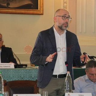 L'intervento del sindaco Luca Robaldo