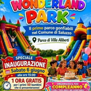Wonderland Park arriva a Saluzzo: gonfiabili, divertimento e feste di compleanno per un'estate tutta da vivere