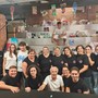 I volontari del banco di beneficenza del Santuario