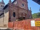 Saluzzo, chiesa di San Bernardo. Inziati dalla piazzetta antistante l'intervento su via Santa Chiara Saluzzo, chiesa di San Bernardo. Inziati dalla piazzetta antistante l'intervento su via Santa Chiara