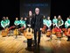 Il piccoli musici del Suzuki Saluzzo con i direttori Francesca e Elio Galvagno