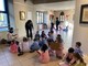 I bambini della scuola paritaria dell’infanzia Don Becchis di Busca in visita alla mostra “Da Kandinsky ai contemporanei” in Casa Francotto