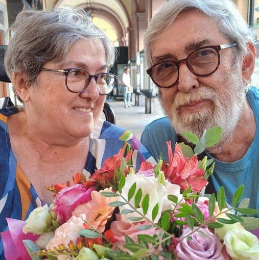 Franco Peracchia con l'amata moglie Carla, morta pochi mesi fa Franco Peracchia con l'amata moglie Carla, morta pochi mesi fa