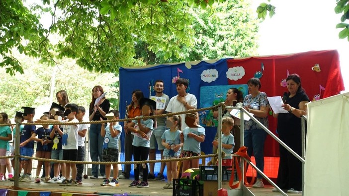 “I musicanti di Niella Tanaro” in scena per la festa di fine scuola “I musicanti di Niella Tanaro” in scena per la festa di fine scuola