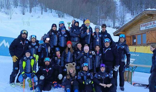 Equipe Limone (foto Michele Fassinotti per Archivio Fotografico Comitato FISI Alpi Occidentali)