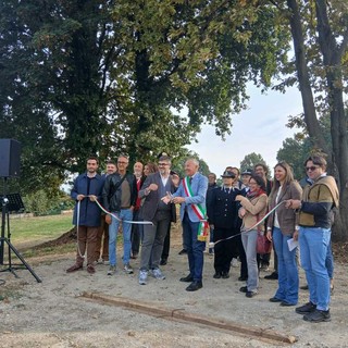 Saluzzo, taglio del nastro del parco Vigna Ariaudo