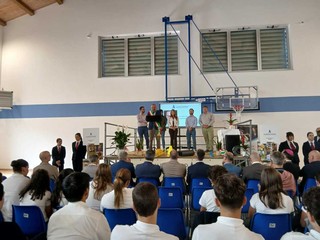 Barge, momenti della inaugurazione della palestra dell'istituto alberghiero "Giolitti Paire" Barge, momenti della inaugurazione della palestra dell'istituto alberghiero "Giolitti Paire"