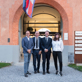 Alberto Cirio, Nicola Perullo, Stefano Corgnati e Anna Maria Bernini