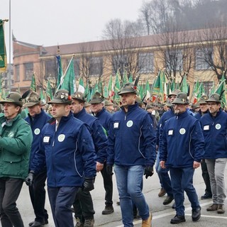 Penne Nere di Ana Saluzzo in sfilata a Ceva per l' 83° anniversario della Battaglia di Nowo Postojalowka- Foto Paola Ravazzi