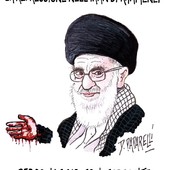 La situazione dell'Iran nella vignetta di Paparelli