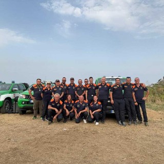 Incendi in Calabria, la missione dei volontari AIB di Priero Incendi in Calabria, la missione dei volontari AIB di Priero
