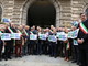 La manifestazione a favore dell'Asti-Cuneo dello scorso 16 novembre davanti alla Prefettura del capoluogo