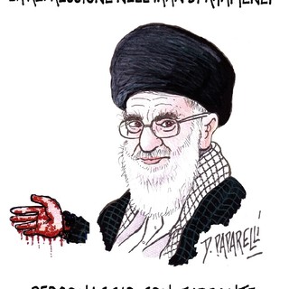 La situazione dell'Iran nella vignetta di Paparelli