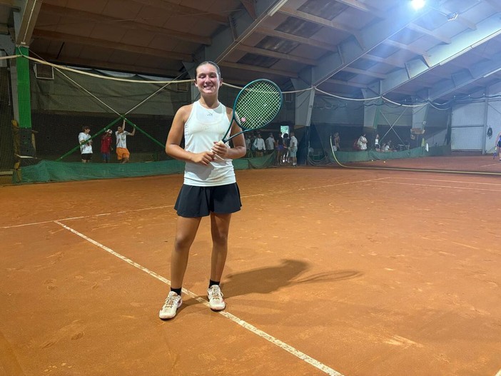 Aurora Garzella dopo la vittoria