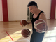 Il prof. Salvatore Ciufo in allenamento