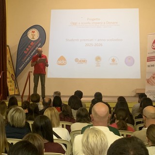 Bruno Vottero, presidente dell’Aido gruppo Bagnolo Piemonte, Barge e Valle Po durante l'incontro a Rifreddo Bruno Vottero, presidente dell’Aido gruppo Bagnolo Piemonte, Barge e Valle Po durante l'incontro a Rifreddo