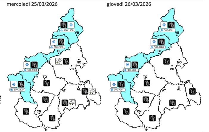 Arriva il foehn: venti molto forti o burrascosi sulle Alpi, raffiche anche in pianura. Da venerdì rischio gelate