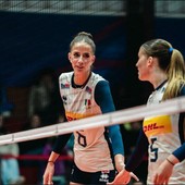 Alice Pettiti in campo con la maglia della Nazionale