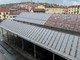 Il tetto ammalorato dell'Ala di Piazza Cavour