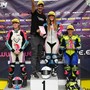 Arianna Barale sul podio con un rappresentante del Team MotorMI Arianna Barale sul podio con un rappresentante del Team MotorMI
