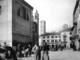 Piazza Rossetti in una delle testimonianze fotografiche contenute nel libro