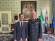 Il sindaco Gatto con il colonnello Alba Il sindaco Gatto con il colonnello Alba