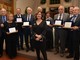 Il gruppo dei premiati con la presidente di Ance Cuneo Elena Lovera