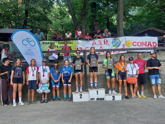 Ambra Balbis sul gradino più alto del podio Ambra Balbis sul gradino più alto del podio