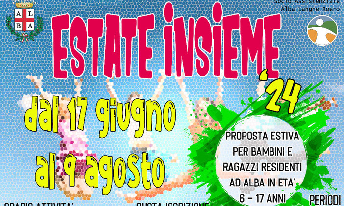 Alba: aperte le iscrizioni a “Estate insieme 2026”