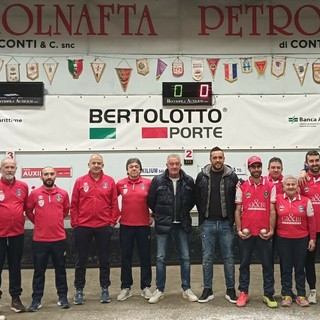 Otto quadrette al bocciodromo dell’Auxilium Saluzzo